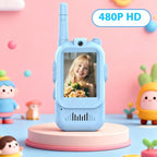 Kids Video Walkie Talkie front view showing the colour screen