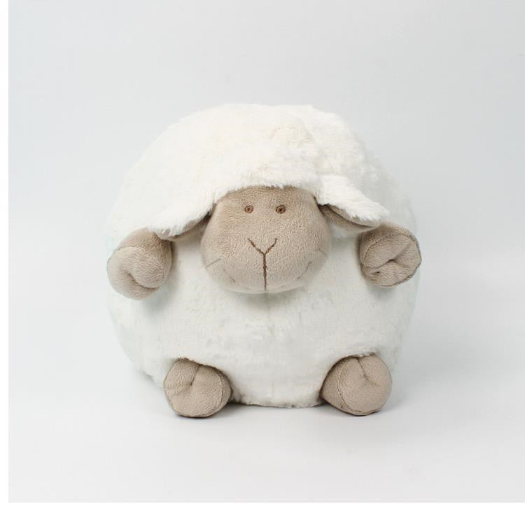 Sleepy Baby Doll in white, side view