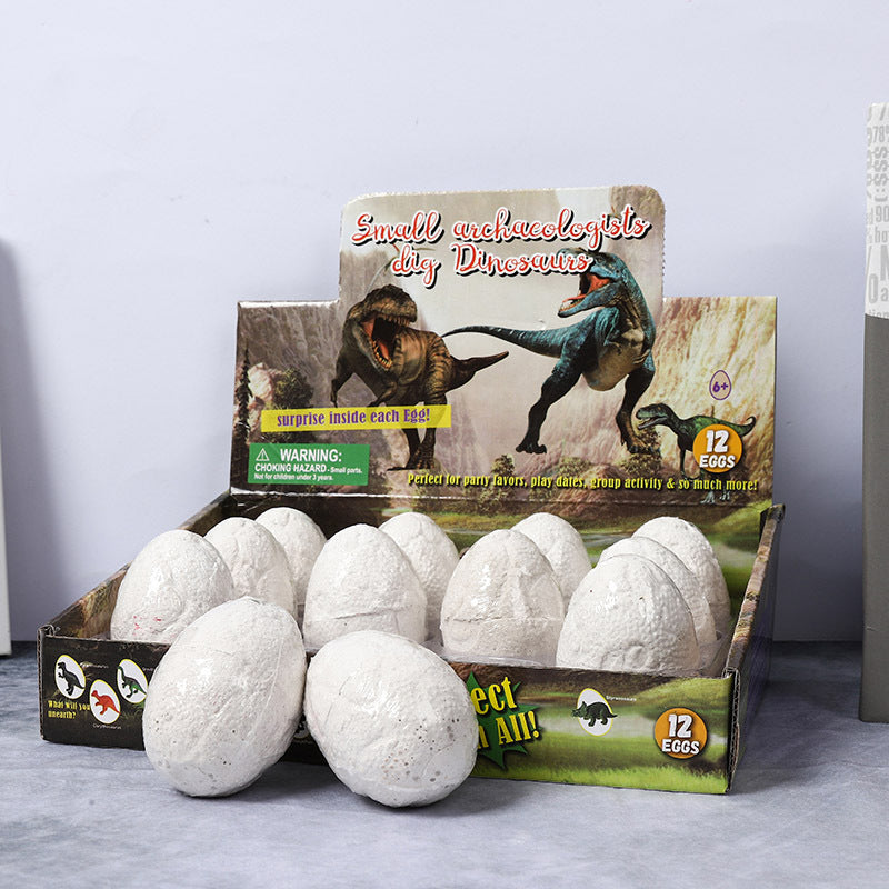 Dinosaur Fossil Dig Kit shown part-excavated