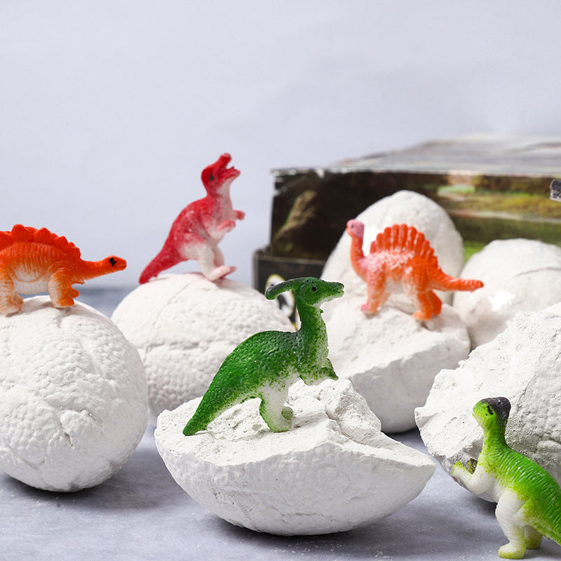 Dinosaur Fossil Dig Kit egg with excavation tools