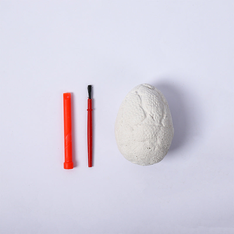 Dinosaur Fossil Dig Kit egg shown whole before digging