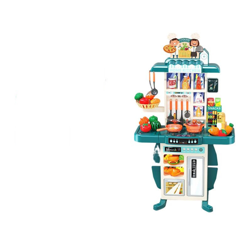 Grand Play Kitchen shown from the front with the lights on