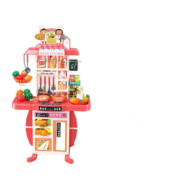 The 54-piece accessory set included with the Grand Play Kitchen