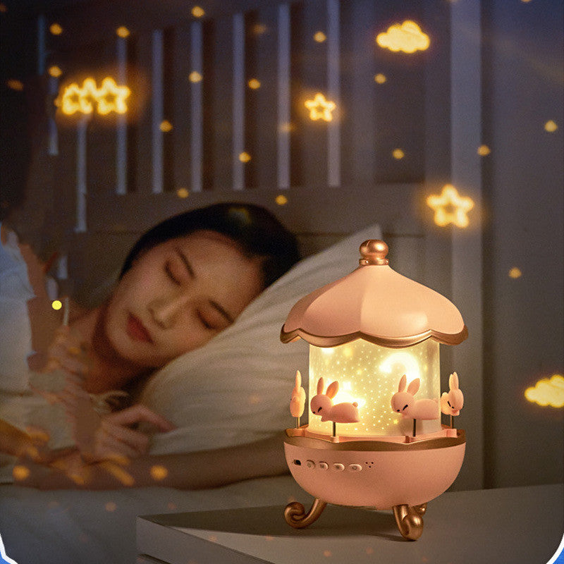 Star Night Light Projector controls and USB charging port