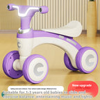 Toddler Ride-On Balance Bike in hibiscus purple